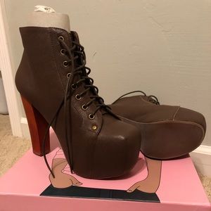 Jeffrey Campbell Lita - brown leather